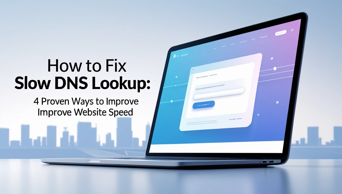 how to fix slow dns lookup: 4 proven ways to improve website speed