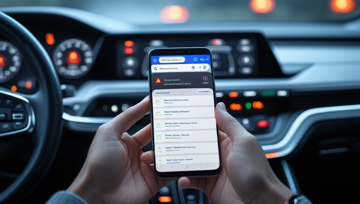 How Do I Use Search Live to Identify the Signs Showing on My Car Dashboard?
