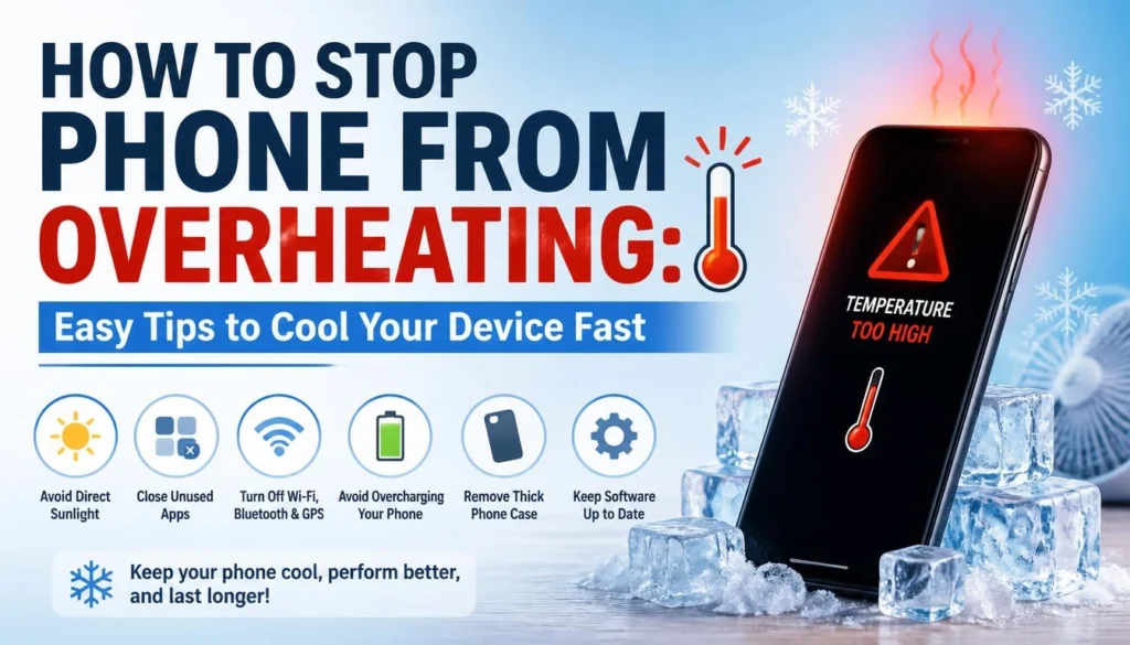 how to stop phone from overheating