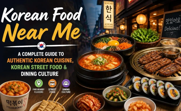 Korean Food Near Me: A Complete Guide to Authentic Korean Cuisine, Korean Street Food & Dining Culture