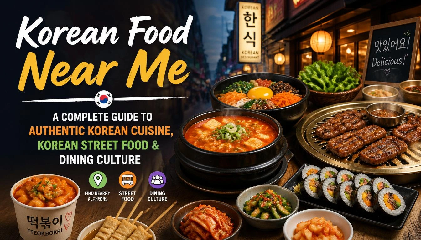 Korean Food Near Me: A Complete Guide to Authentic Korean Cuisine, Korean Street Food & Dining Culture