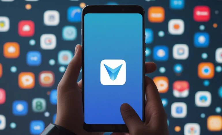 Android smartphone downloading APKEK ORG applications safely