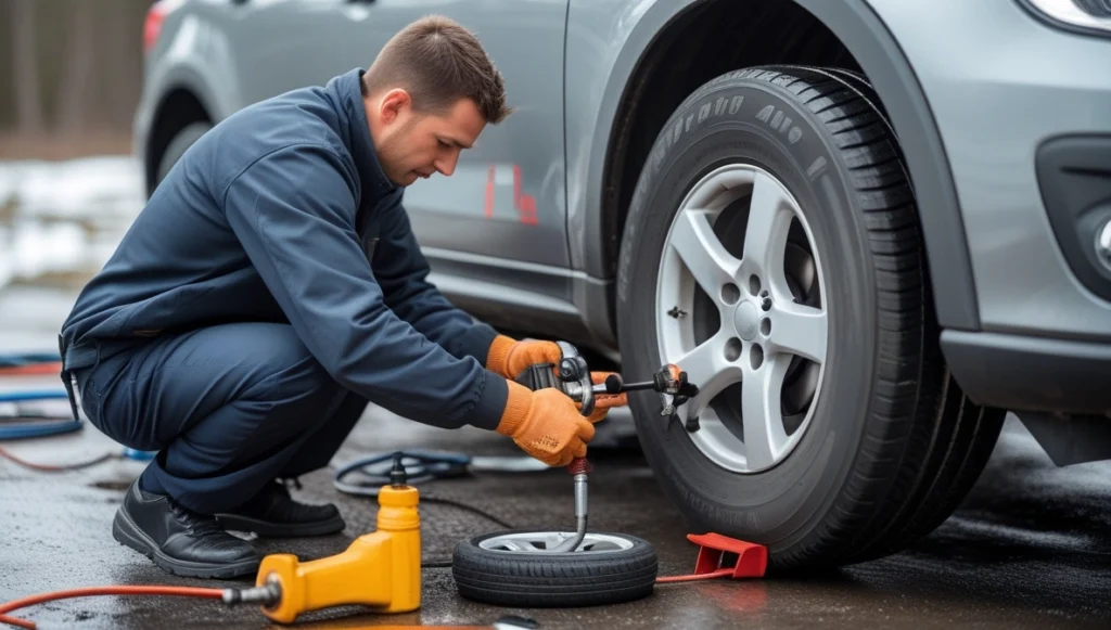 how to change a tire