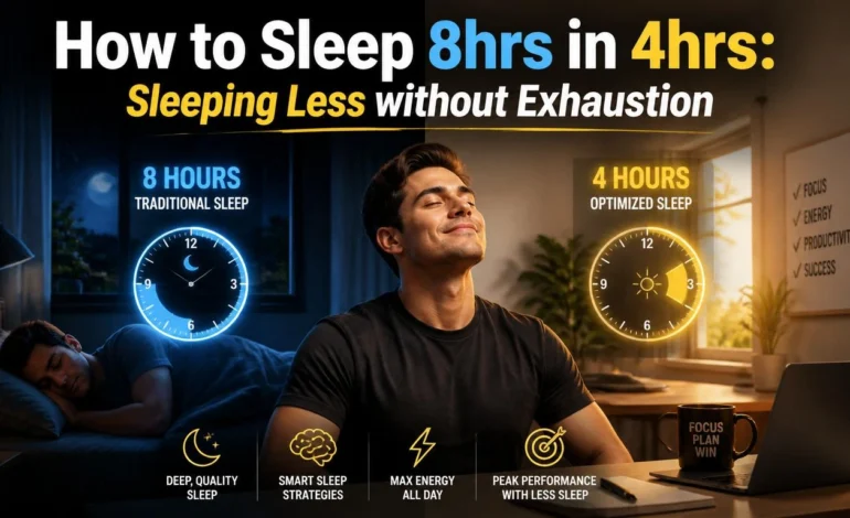 how to sleep 8hrs in 4hrs
