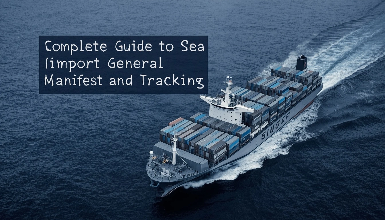 Sea IGM: Complete Guide to Sea Import General Manifest and Tracking